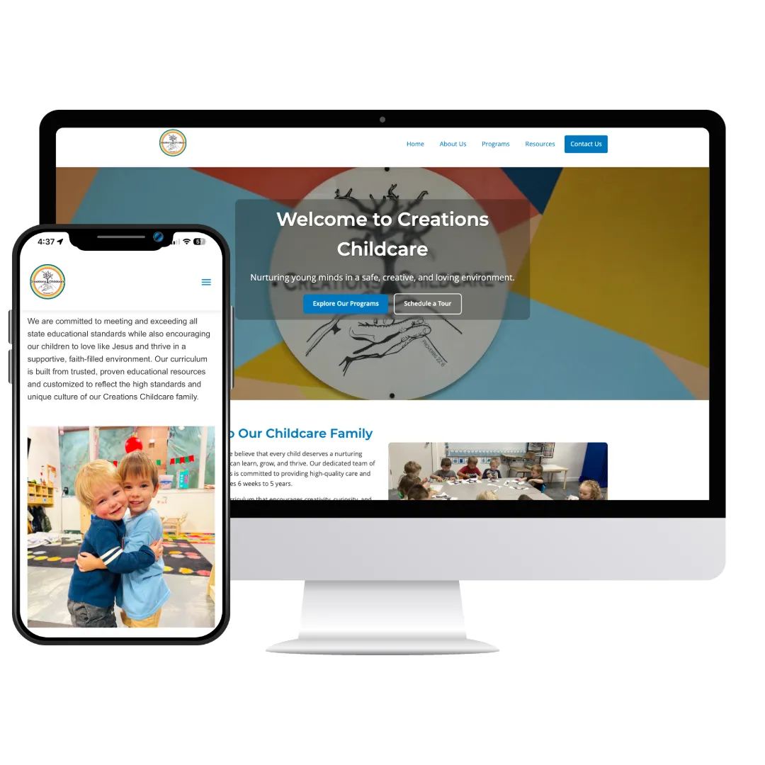 Creations Childcare Website